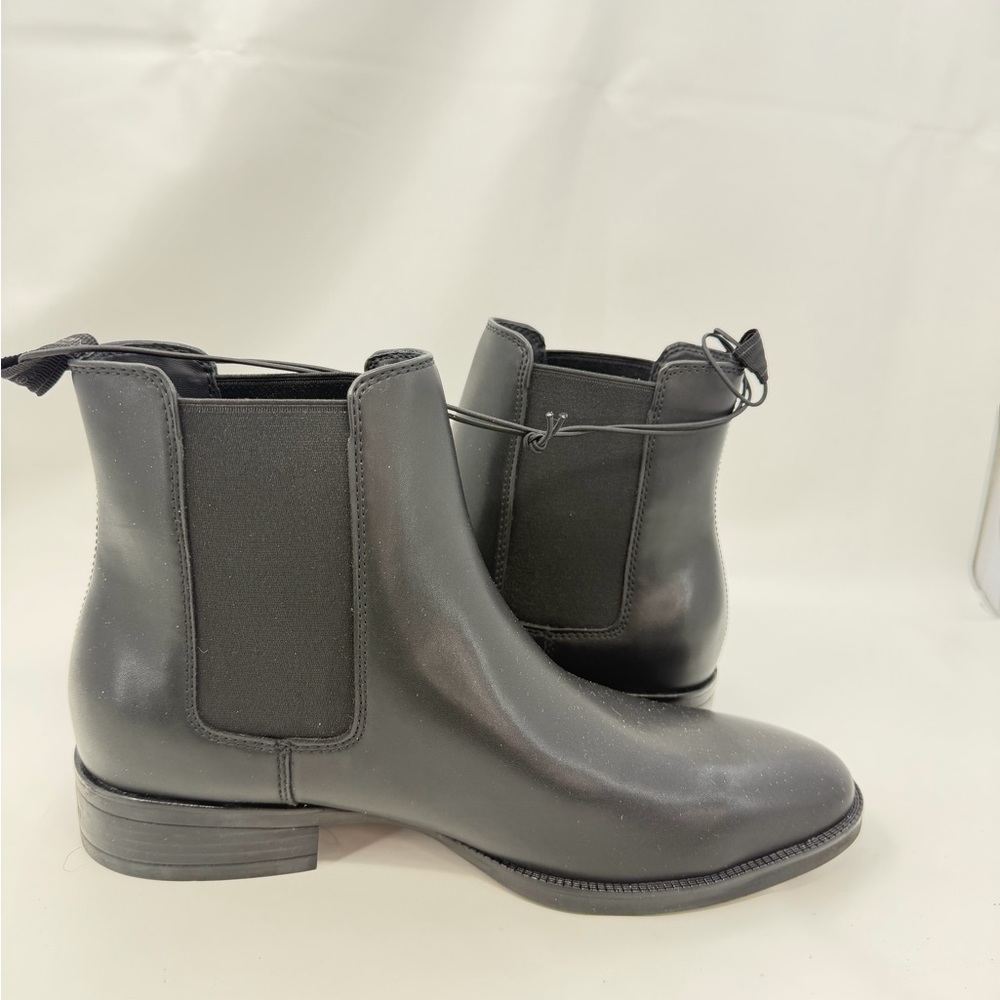 New Calvin Klein Men’s  Brayden Slip on Boots Black 9 No Box Classy Modern - Picture 6 of 11